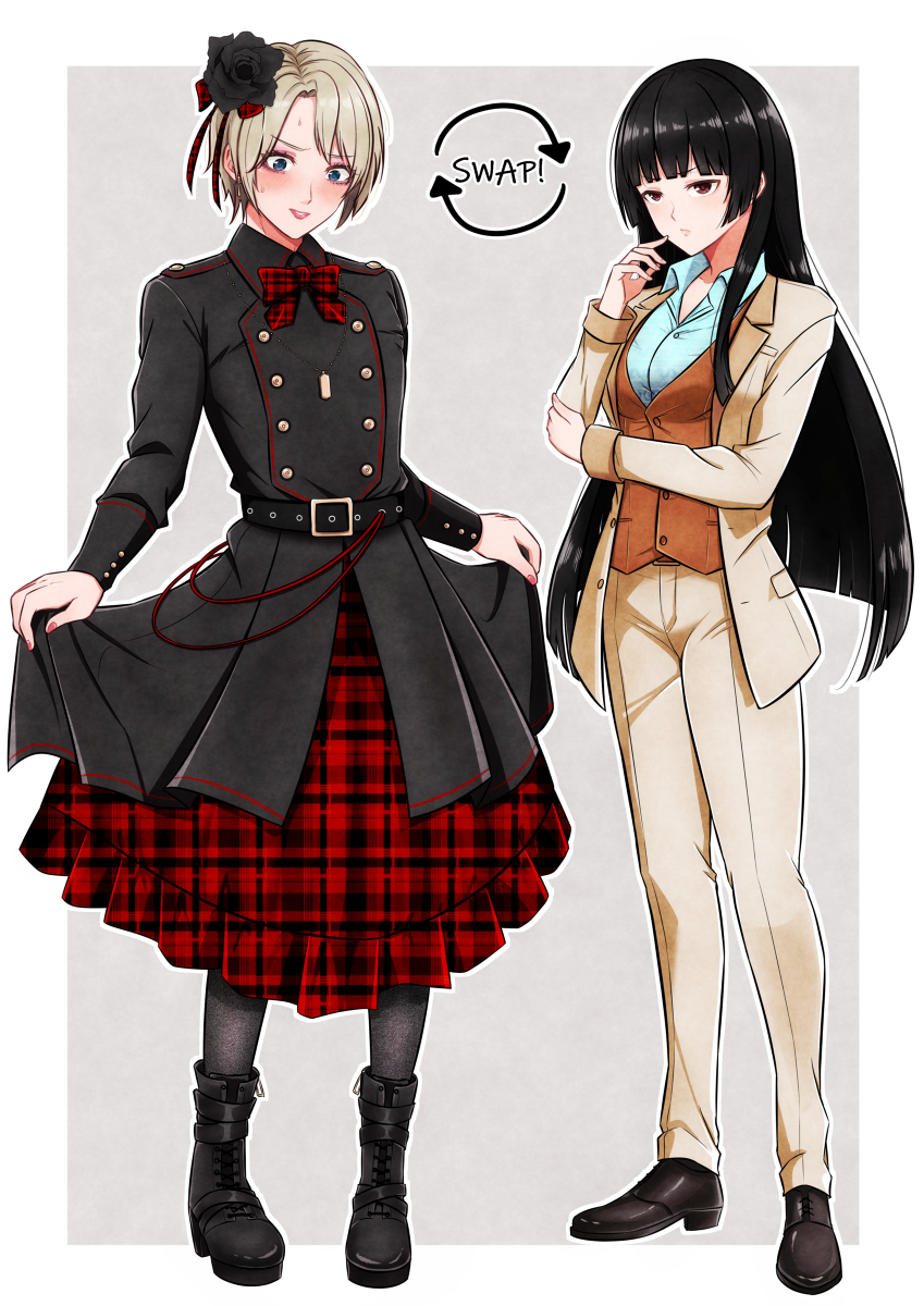 This is a pixiv picture whose title is 衣替え.