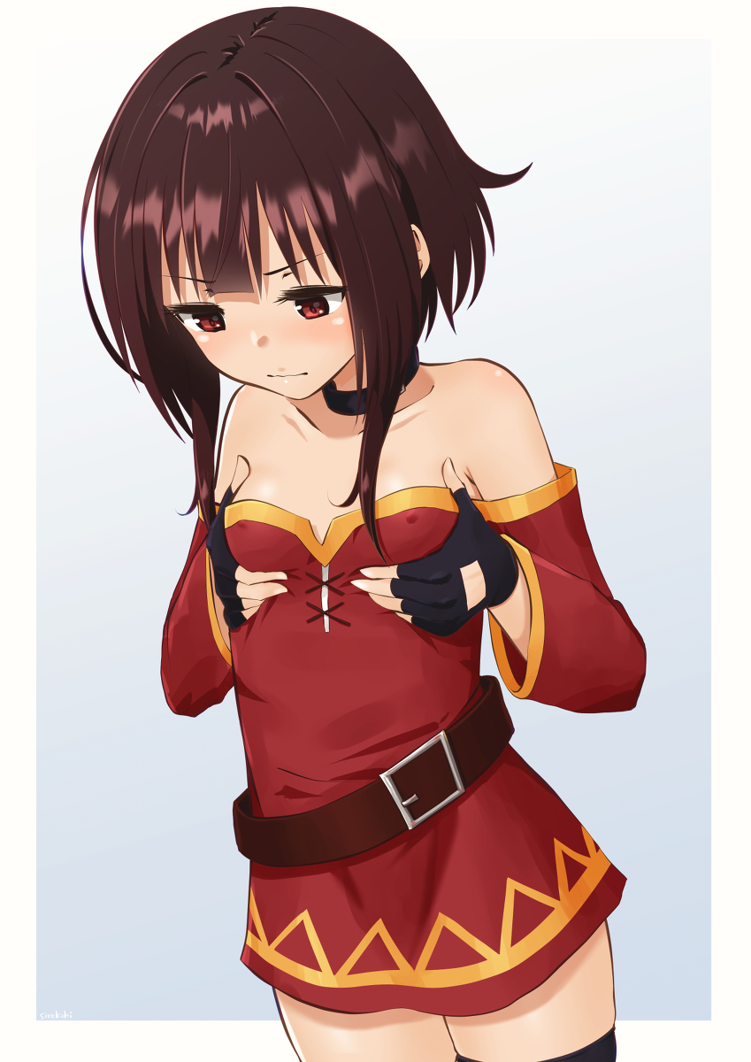This is a pixiv picture whose title is お年頃めぐみん.