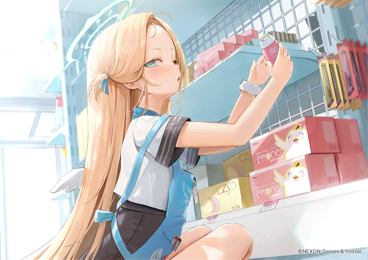 This is a pixiv picture whose title is ブルーアカ2周年.