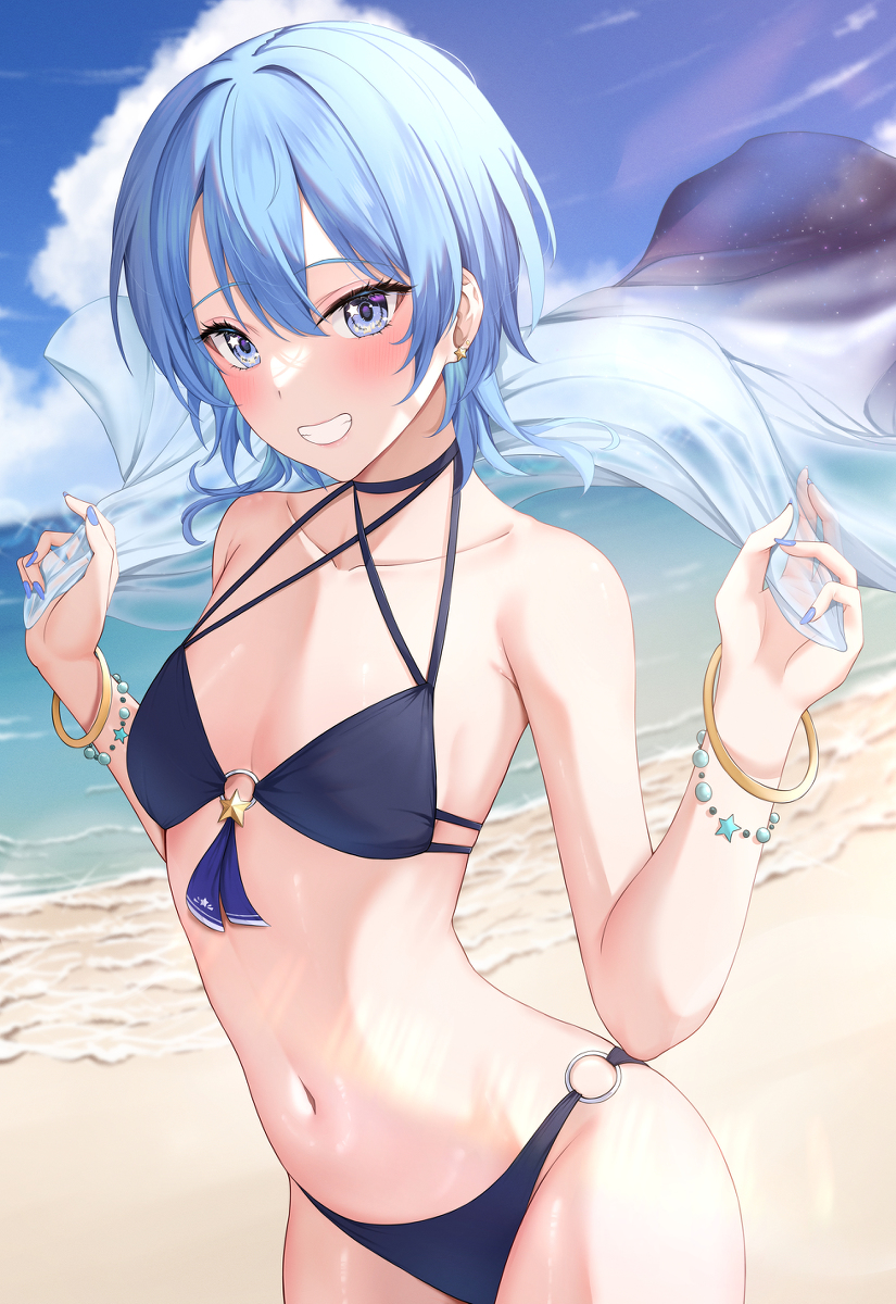 This is a pixiv picture whose title is 夏が来る.