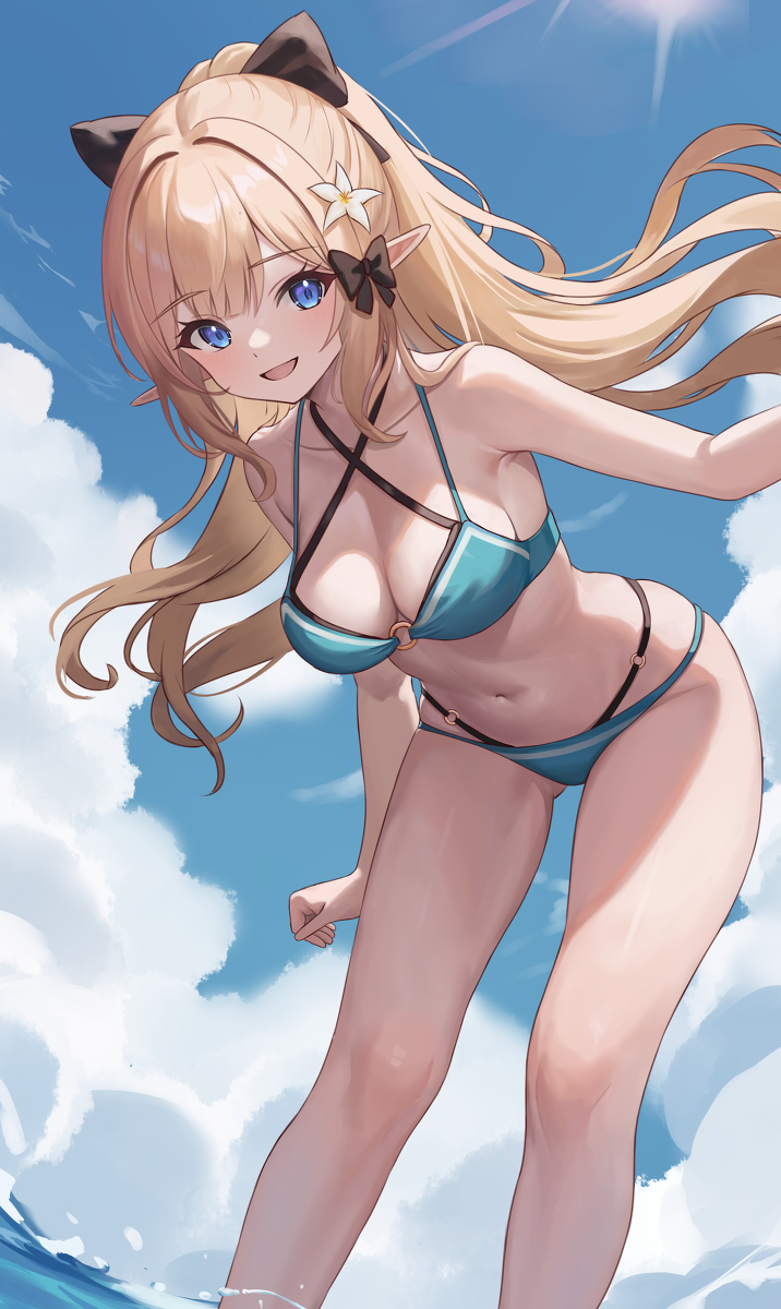 This is a pixiv picture whose title is サレン水着.