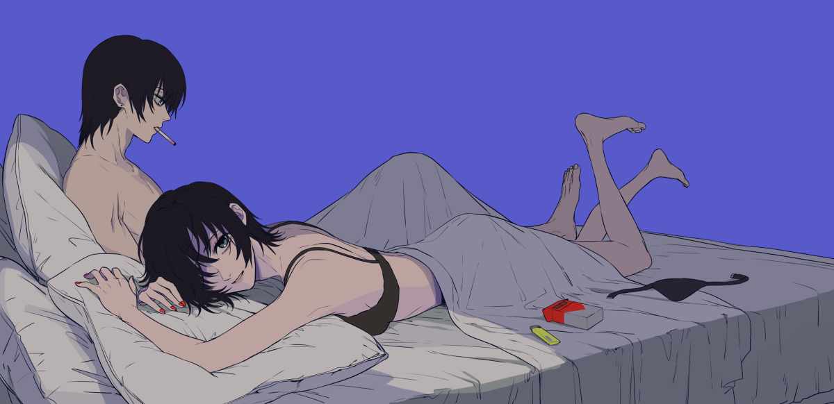 This is a pixiv picture whose title is Under the Light.