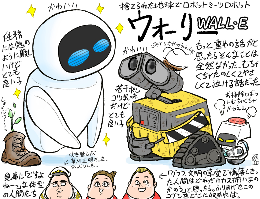 This is a pixiv picture whose title is ウォーリー.