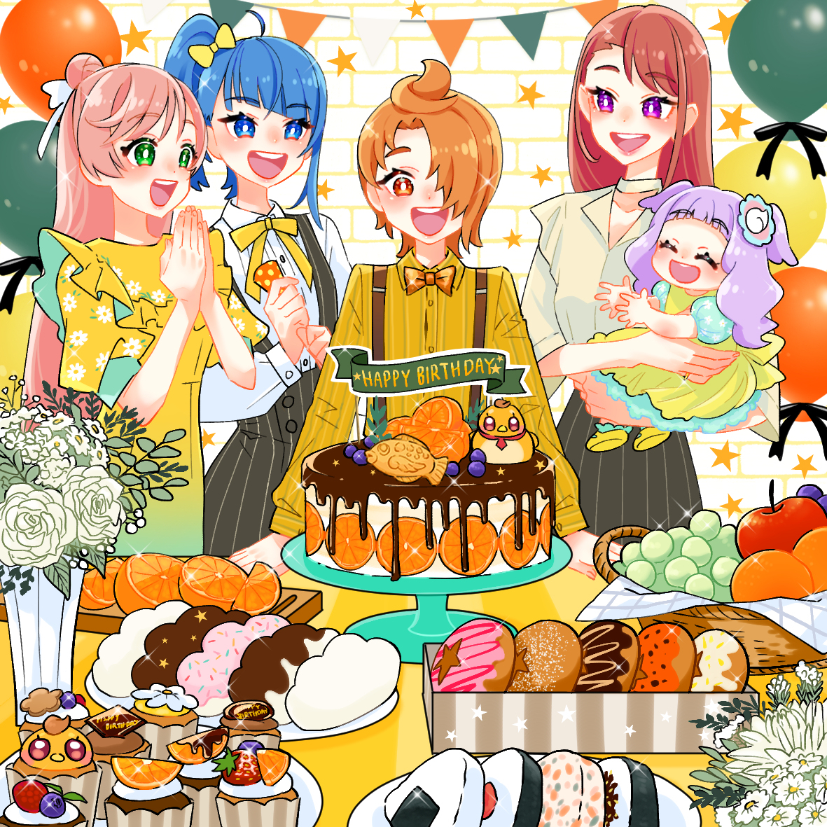 This is a pixiv picture whose title is happy birthday✨.