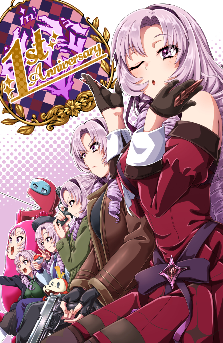 This is a pixiv picture whose title is サロメ壱周年.