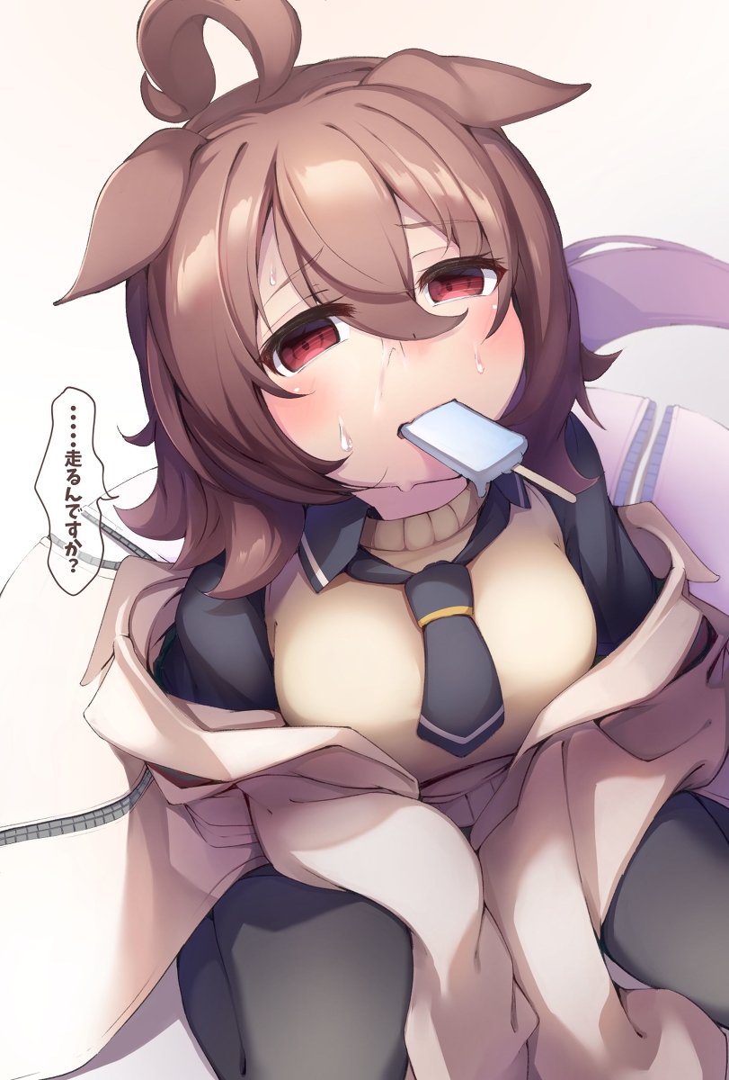This is a pixiv picture whose title is そろそろタキオンが溶け始める季節になってきました。.