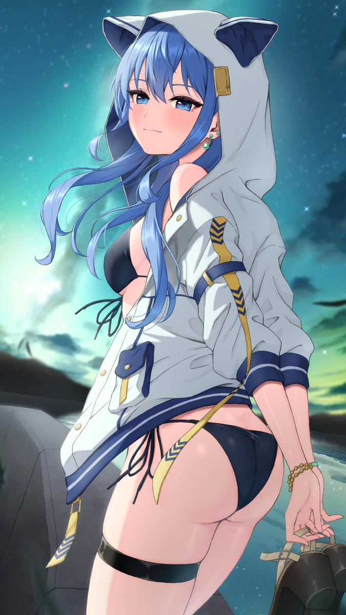 This is a pixiv picture whose title is 星街すいせい.