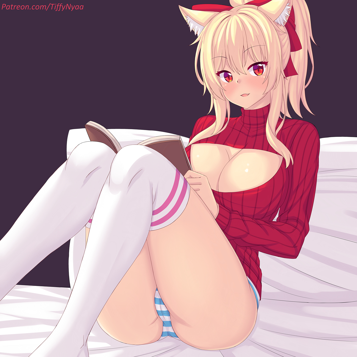 This is a pixiv picture whose title is Tiffy Reading~~.