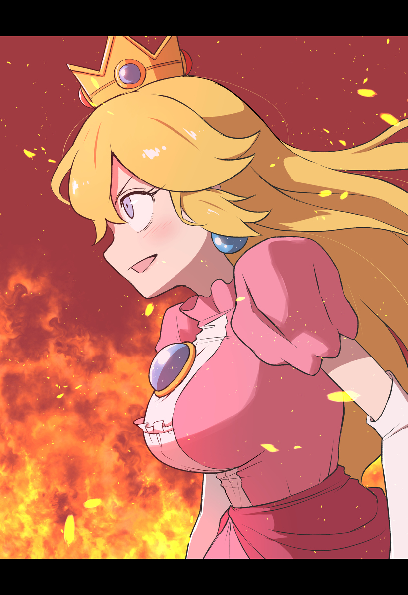 This is a pixiv picture whose title is ピーチ姫👑.