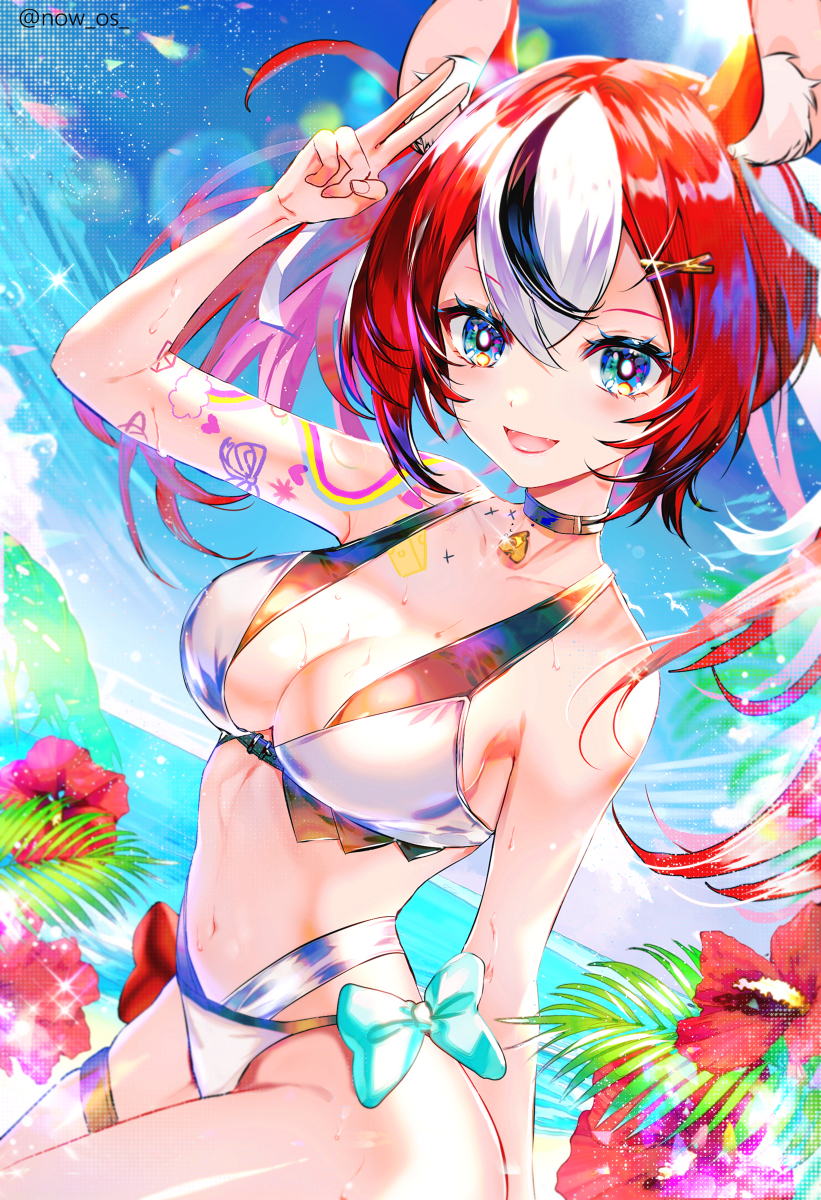 This is a pixiv picture whose title is 🌊👙🏖🎲.