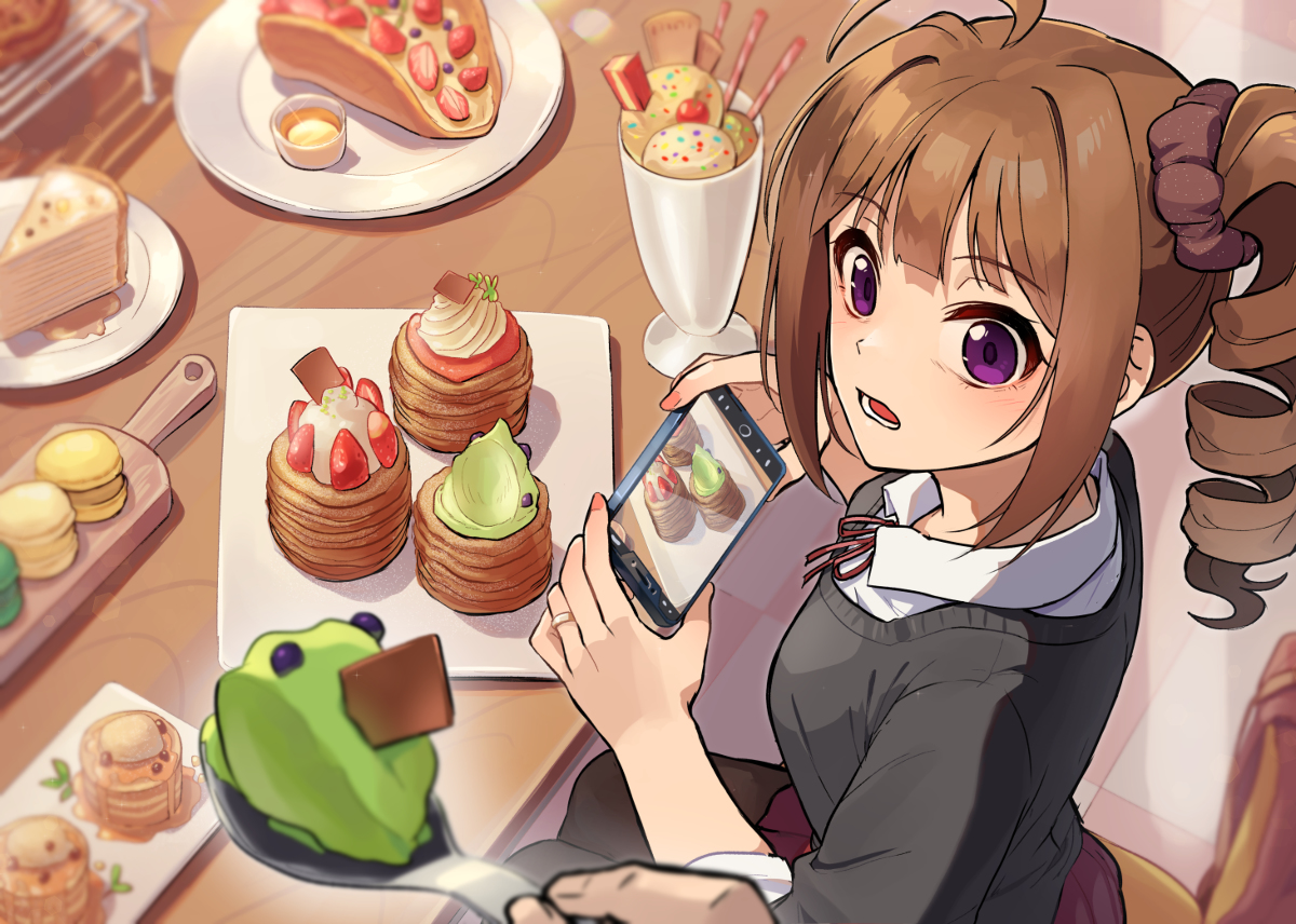This is a pixiv picture whose title is え？.