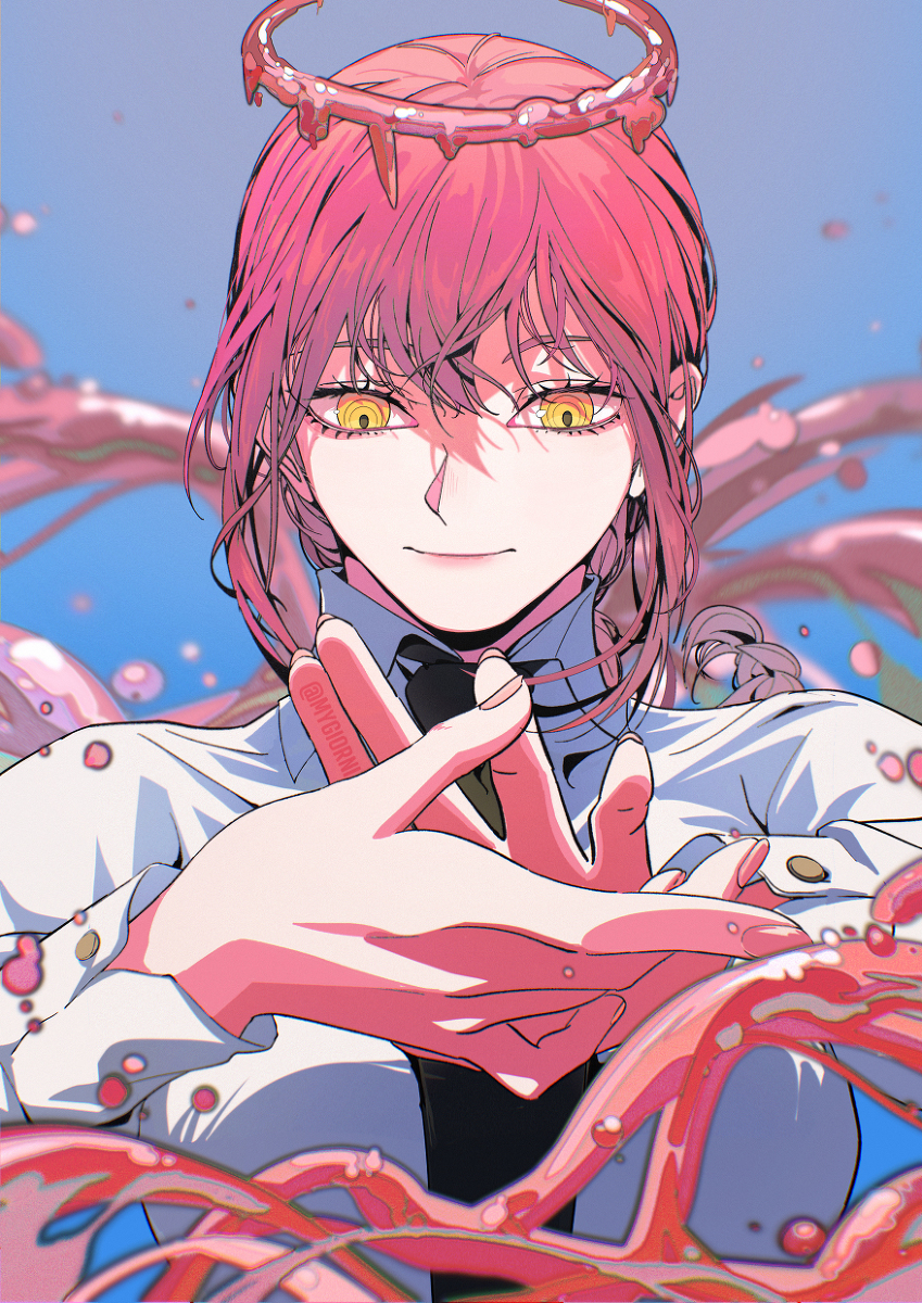 This is a pixiv picture whose title is Makima.