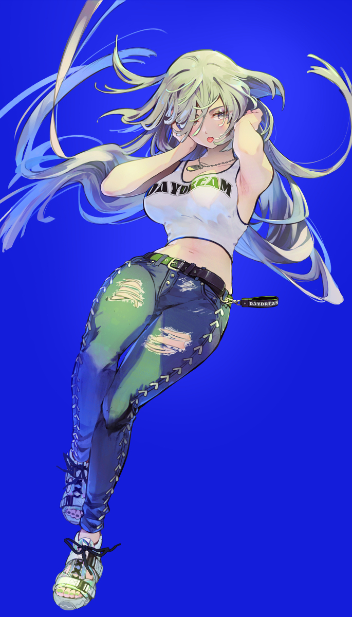 This is a pixiv picture whose title is OC.