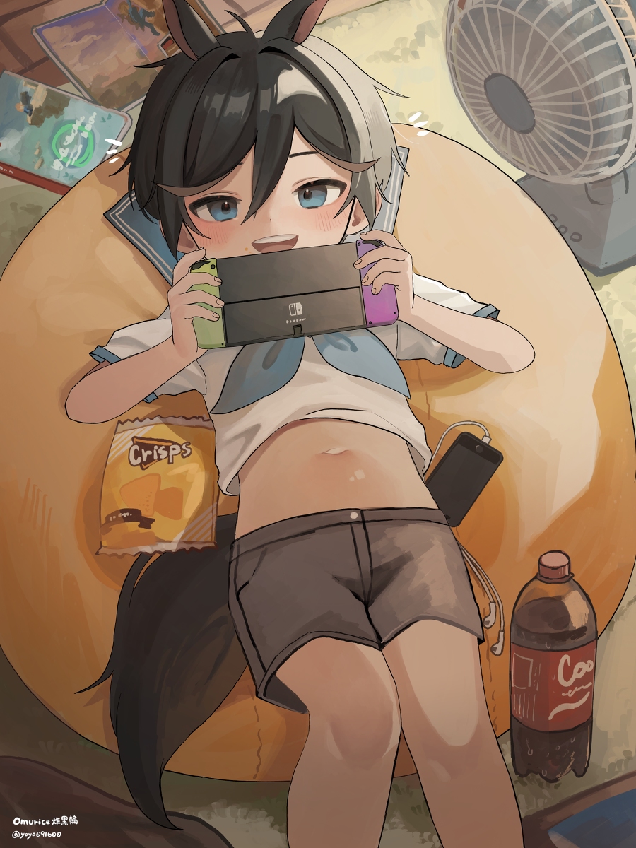 This is a pixiv picture whose title is 🥤Coke.