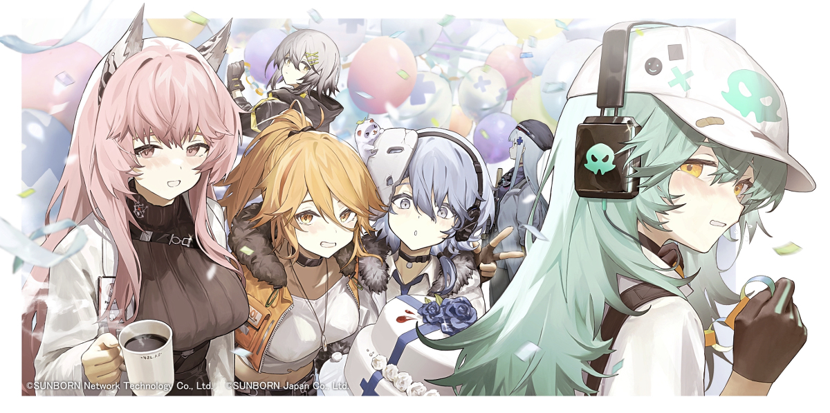 This is a pixiv picture whose title is WORK:ドールズフロントライン：ニューラルクラウド0.5周年.