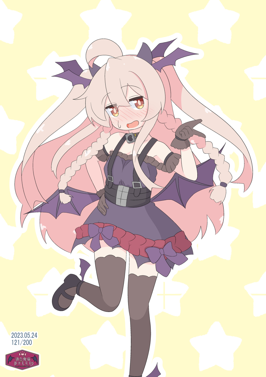 This is a pixiv picture whose title is 小悪魔衣装を装備させられたまひろちゃん.
