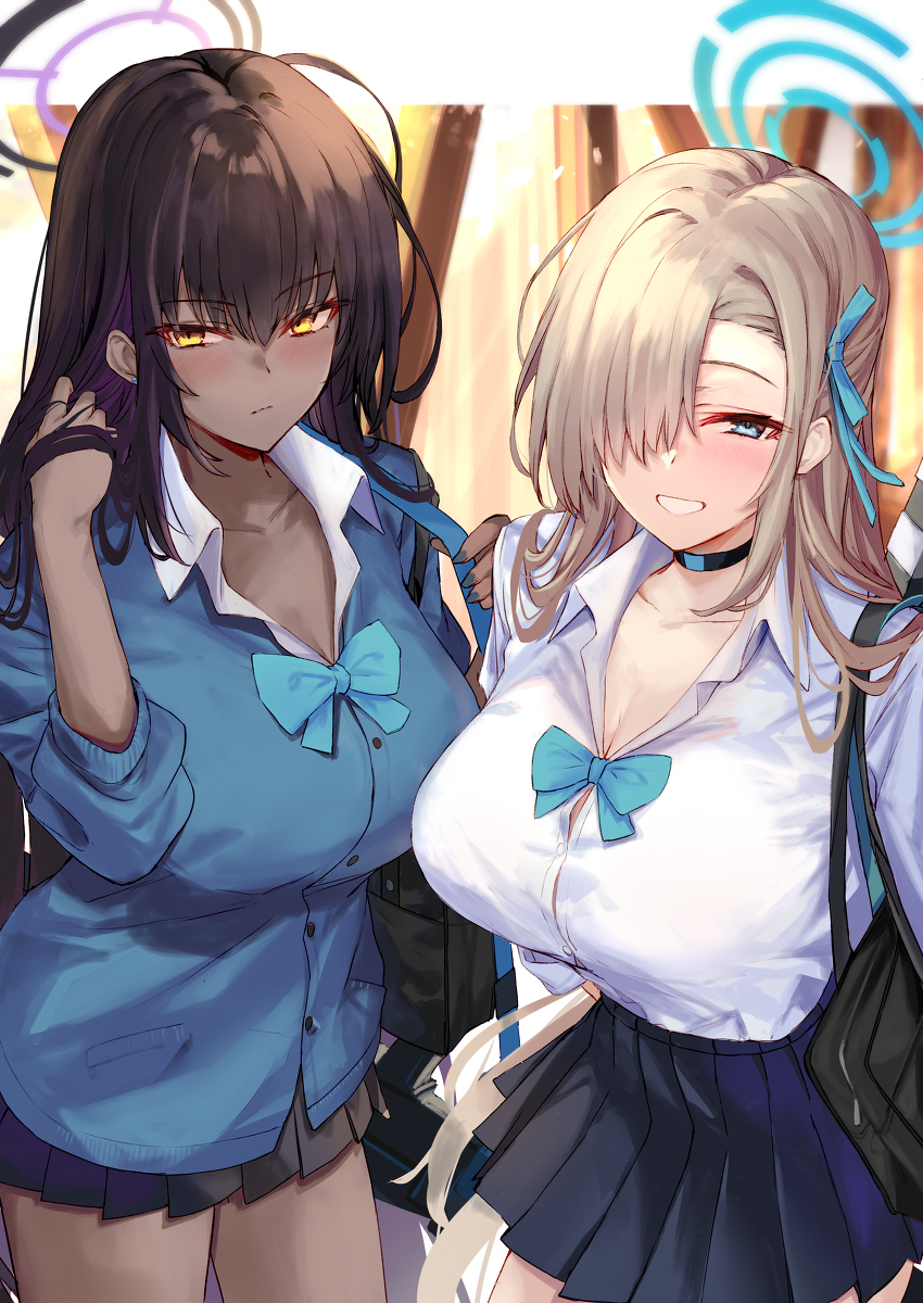 This is a pixiv picture whose title is 一緒に帰ろ？.