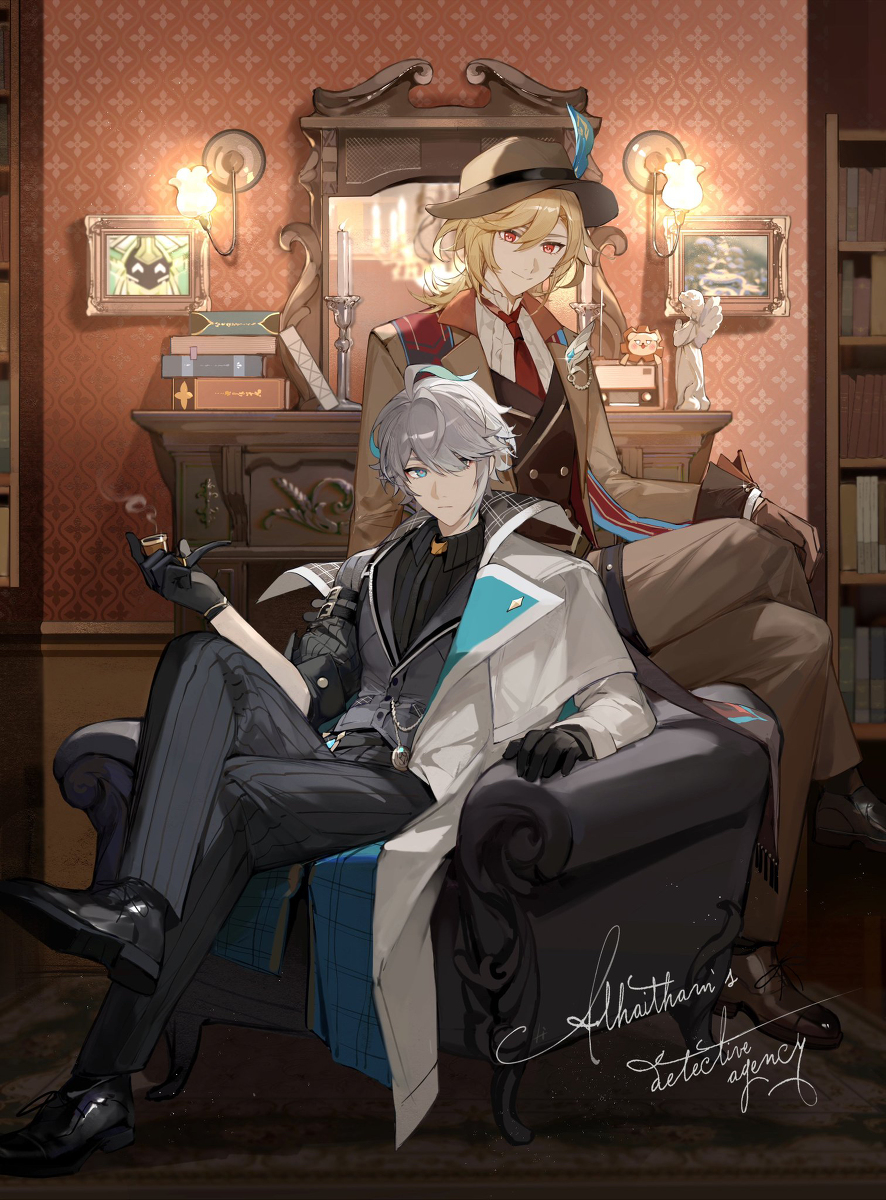 This is a pixiv picture whose title is 221b.