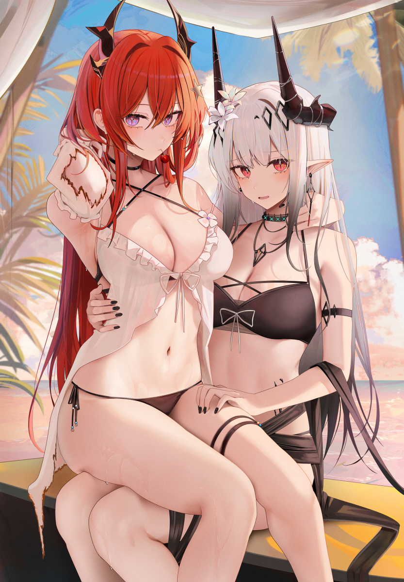 This is a pixiv picture whose title is マドロック x スルト.