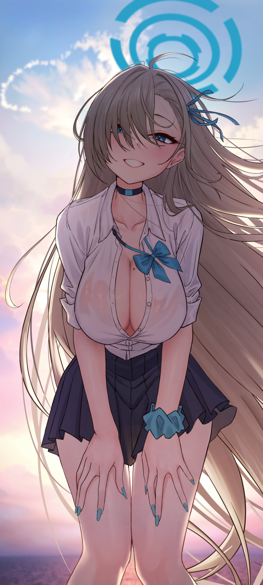 This is a pixiv picture whose title is ご主人様とここに一緒に来たかったの.