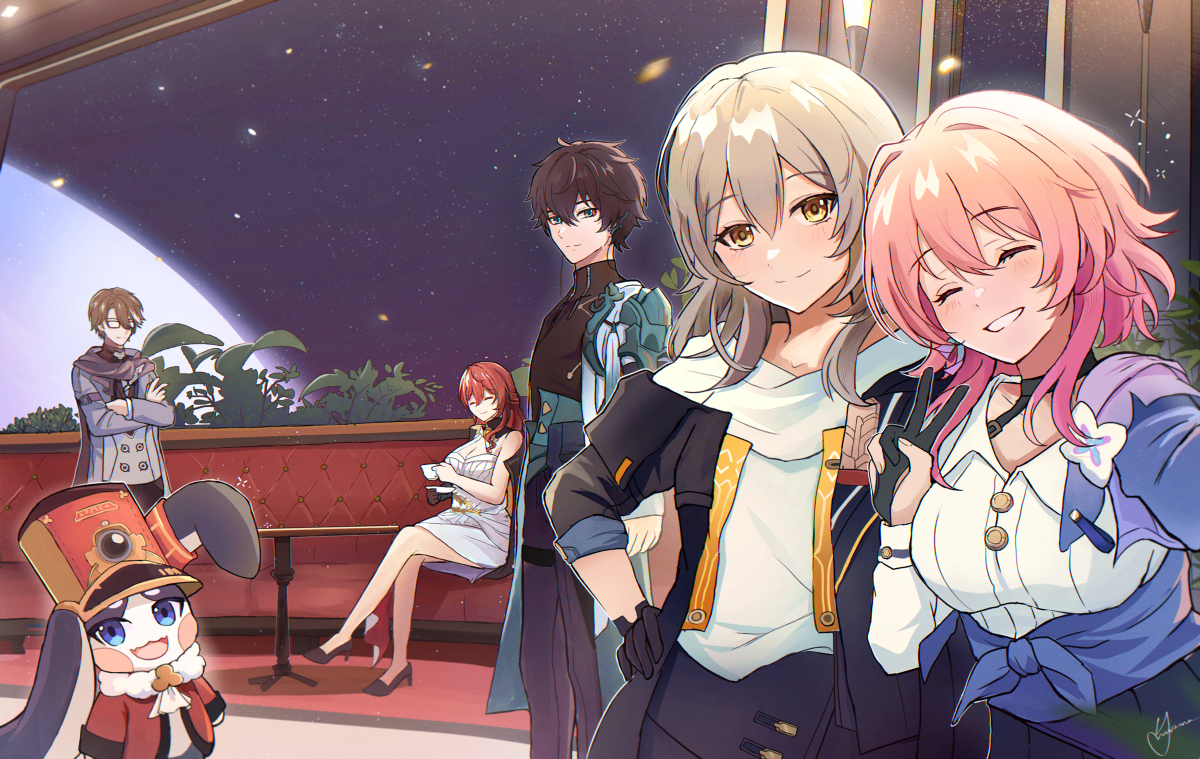 This is a pixiv picture whose title is Astral Express Crew.
