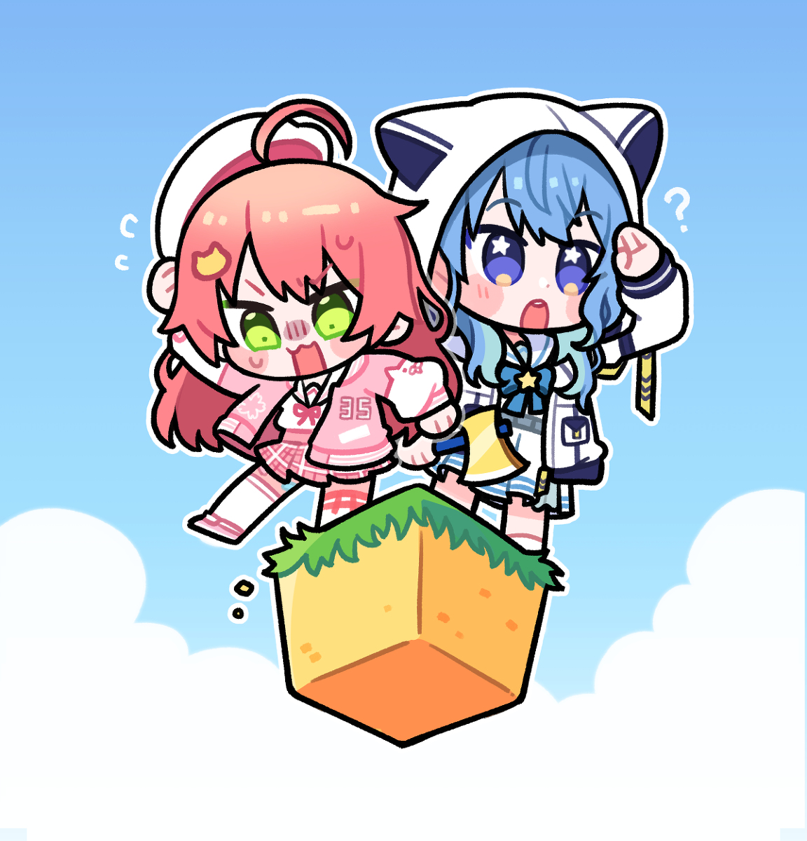 This is a pixiv picture whose title is 1ブロmiComet.