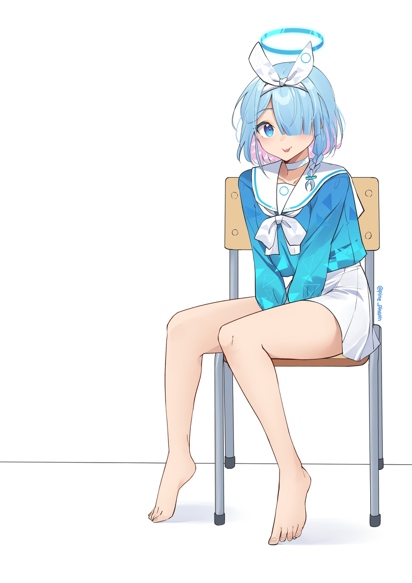 This is a pixiv picture whose title is Arona.