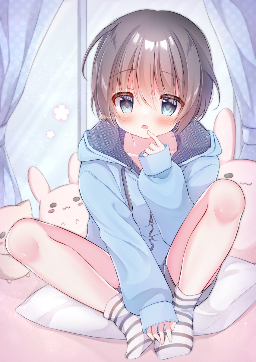 This is a pixiv picture whose title is おっとりショタくん.