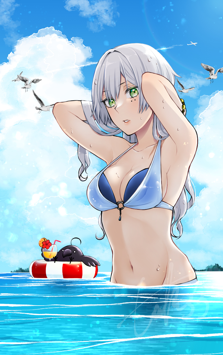 This is a pixiv picture whose title is 海.
