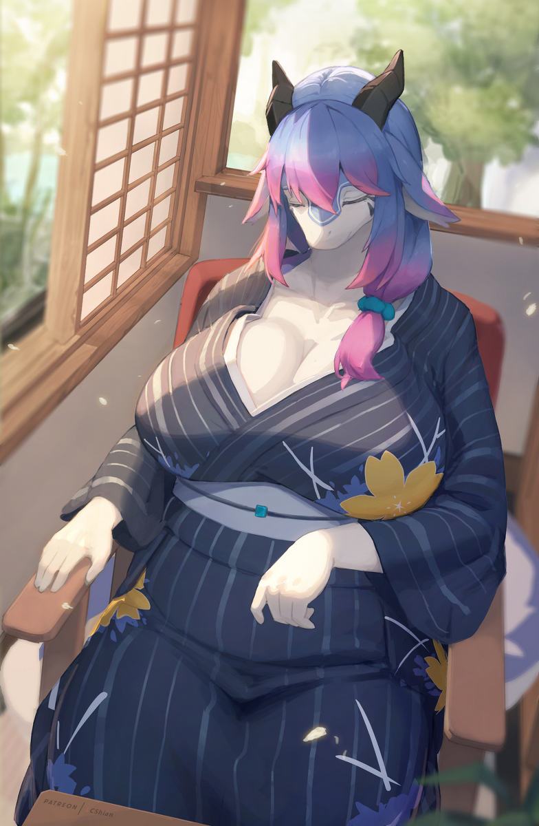 This is a pixiv picture whose title is 仮眠.