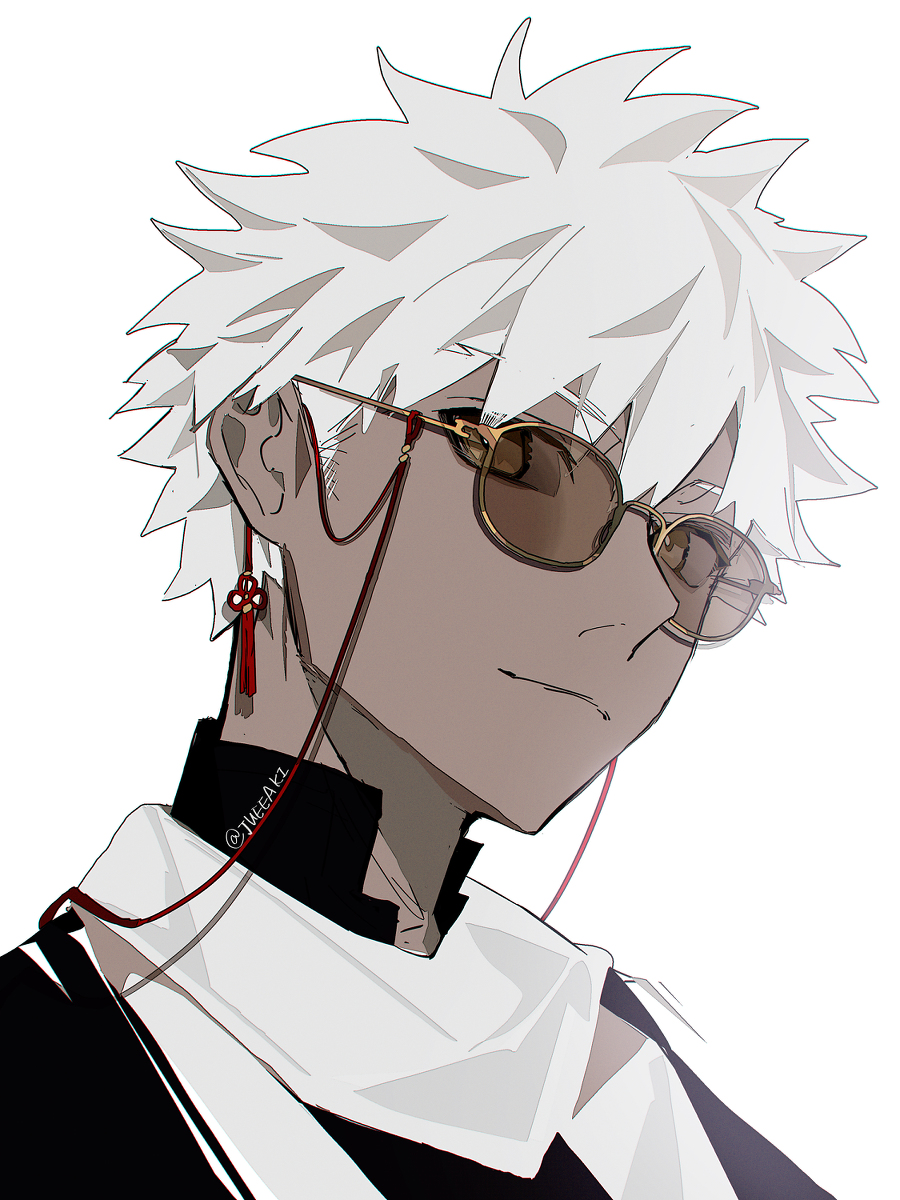 This is a pixiv picture whose title is 眼鏡村正.