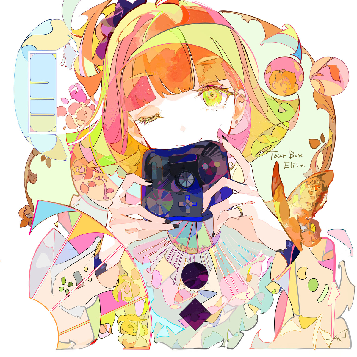 This is a pixiv picture whose title is ●✜▮.