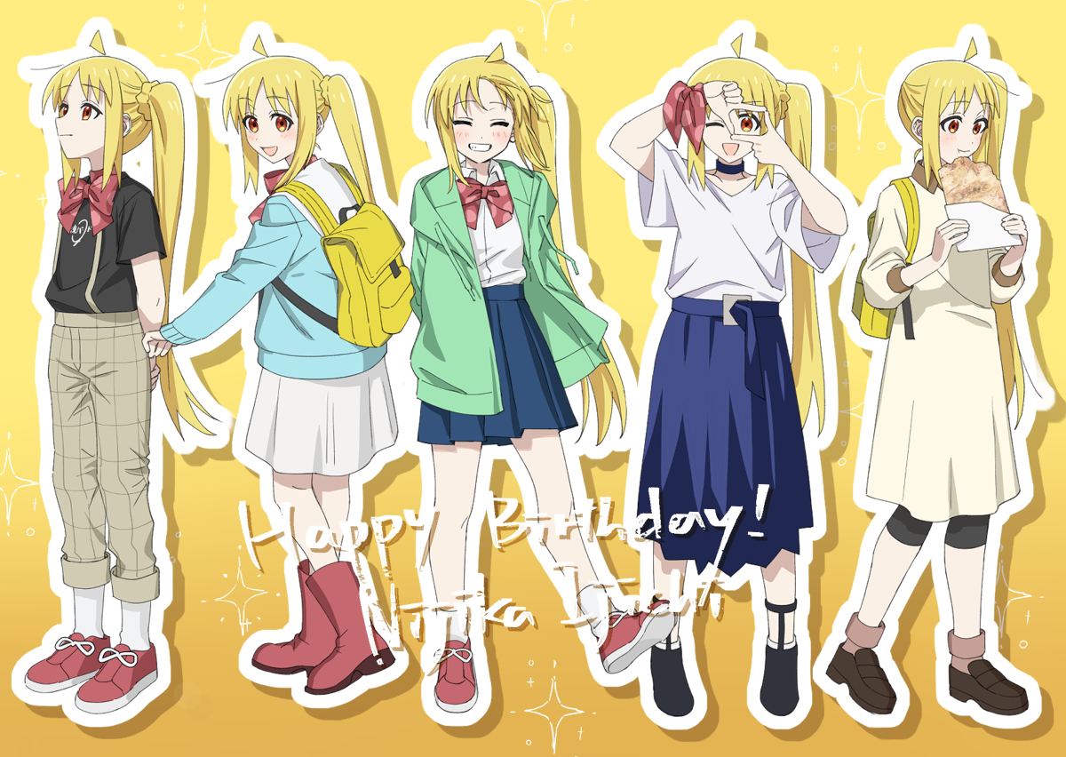 This is a pixiv picture whose title is 虹夏ちゃんお誕生日おめでとう！！！！！.