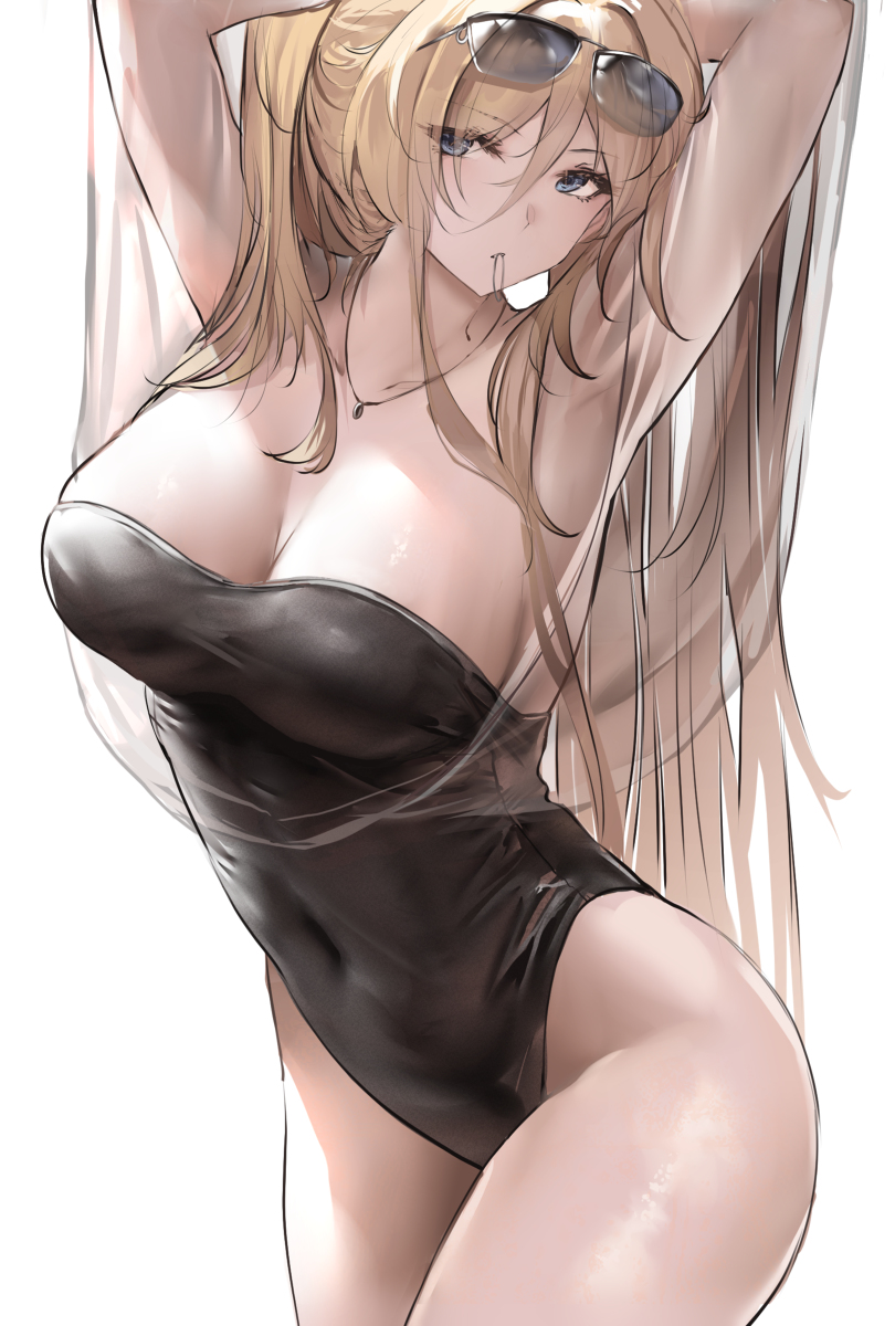 This is a pixiv picture whose title is Bismarck.