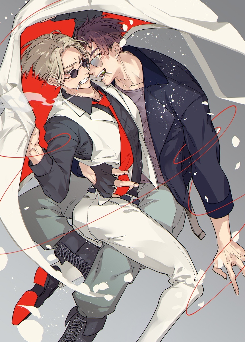 This is a pixiv picture whose title is 「裏切り者のラブソング１」電子配信開始.