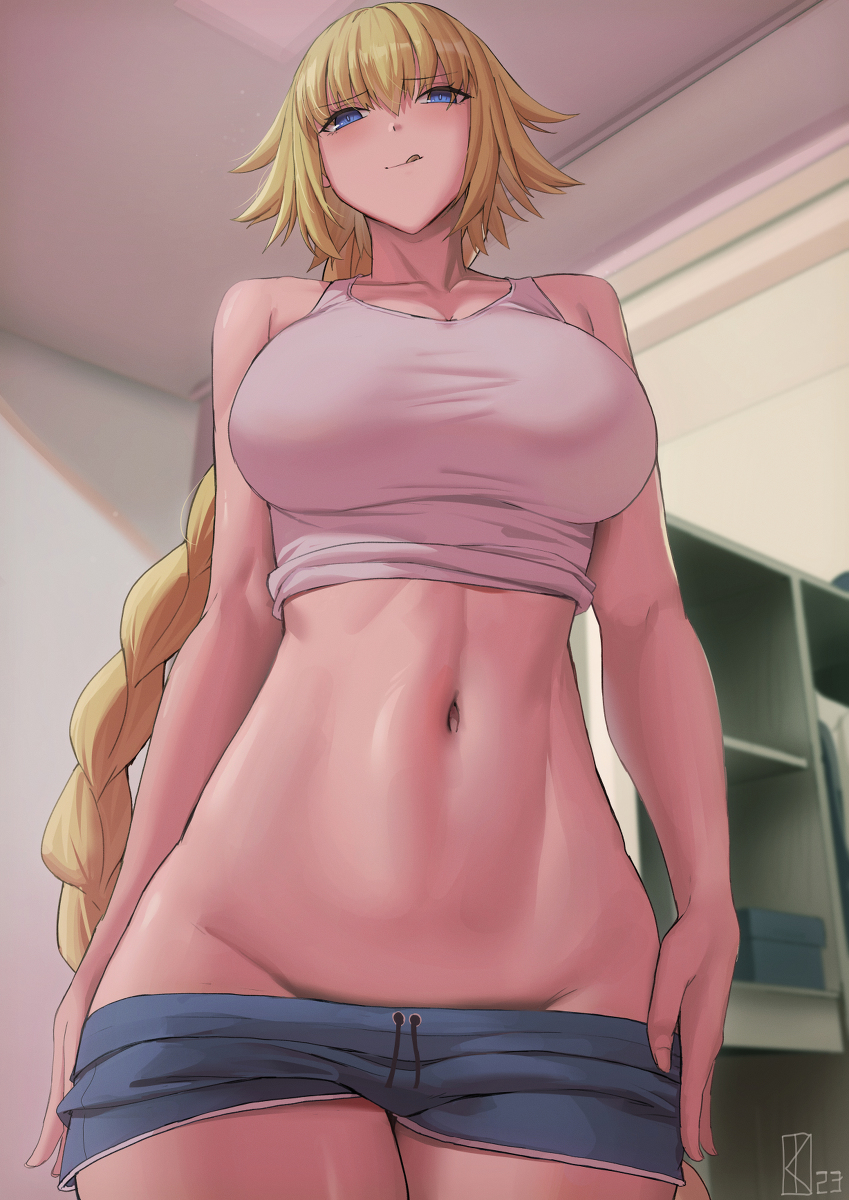 This is a pixiv picture whose title is jeanne!?.