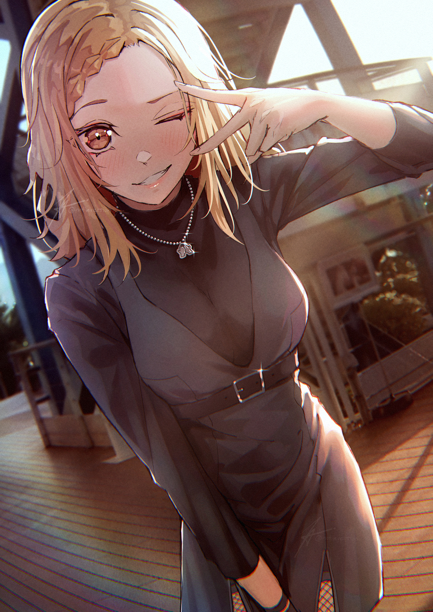This is a pixiv picture whose title is 愛さん.