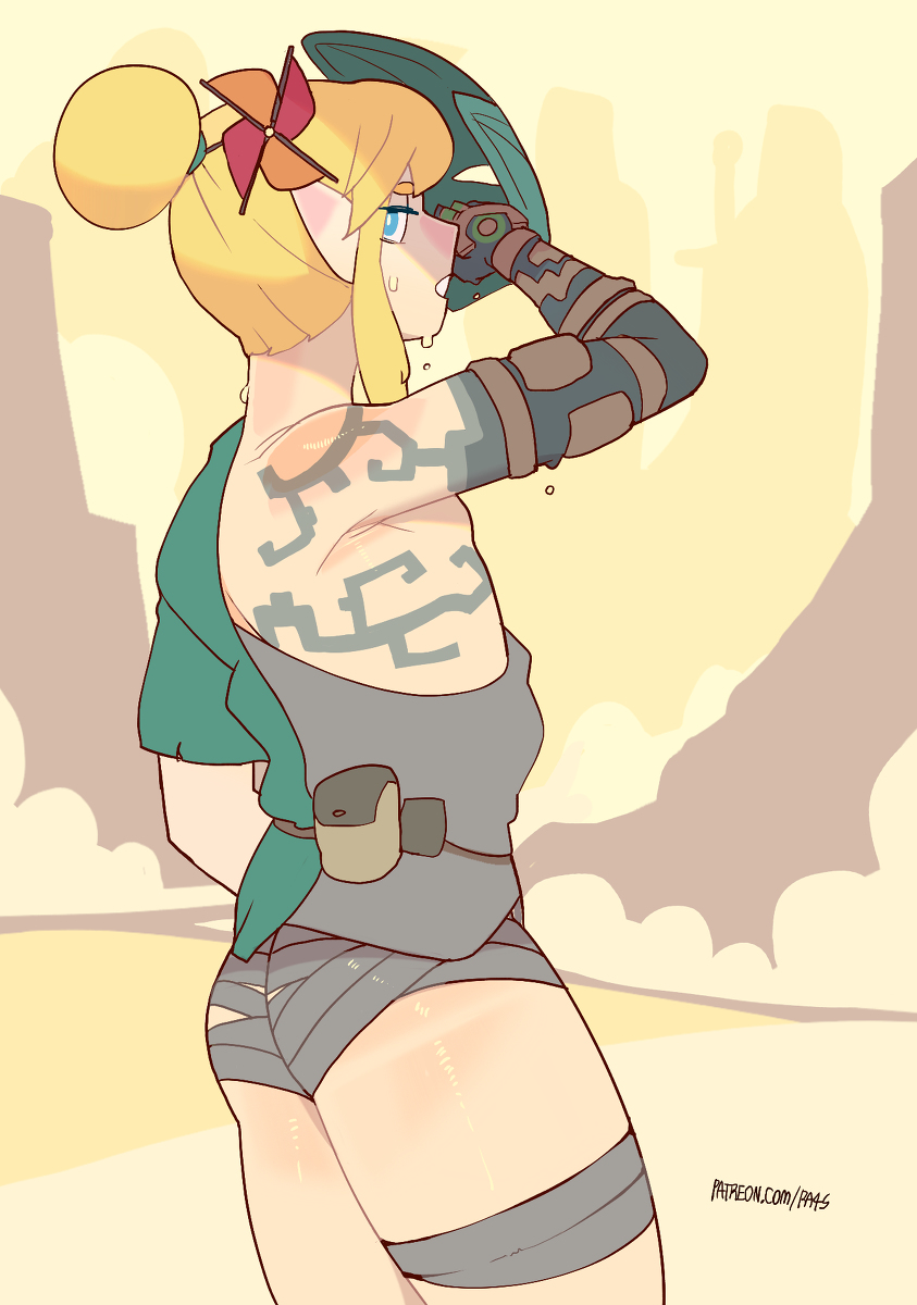 This is a pixiv picture whose title is link doodle.