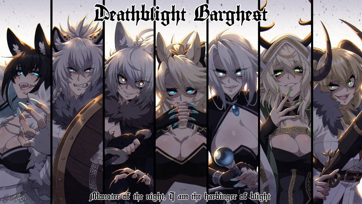 This is a pixiv picture whose title is Knights of Barghest.