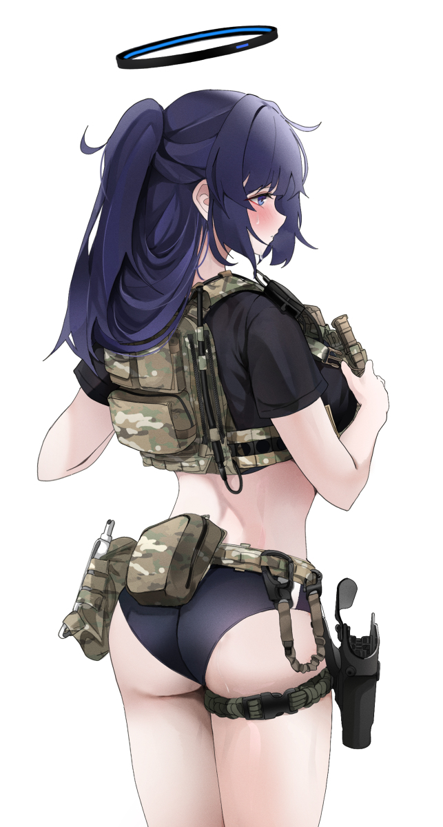 This is a pixiv picture whose title is ユウカ🥵.