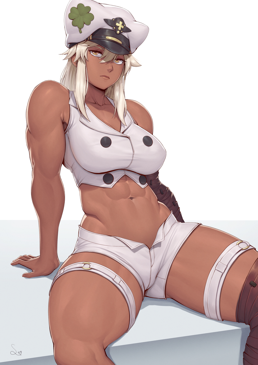 This is a pixiv picture whose title is Buff Ramlethal- Guilty Gear.