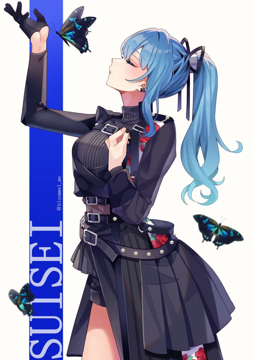 This is a pixiv picture whose title is 星街すいせい.