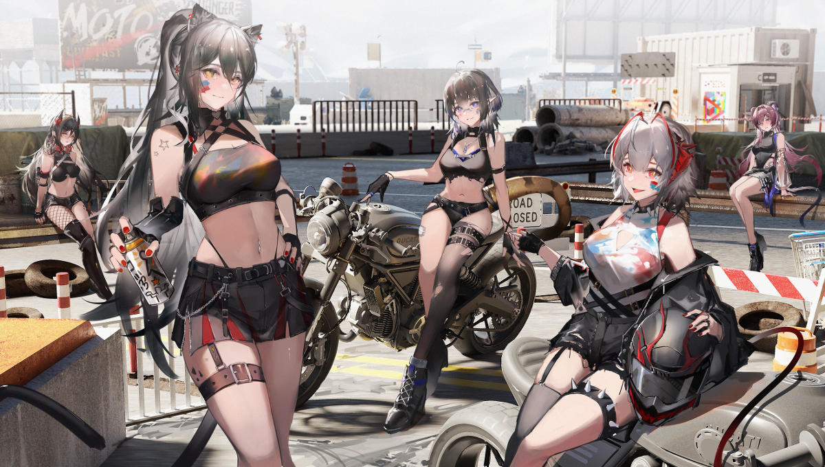 This is a pixiv picture whose title is Motocycle Team.