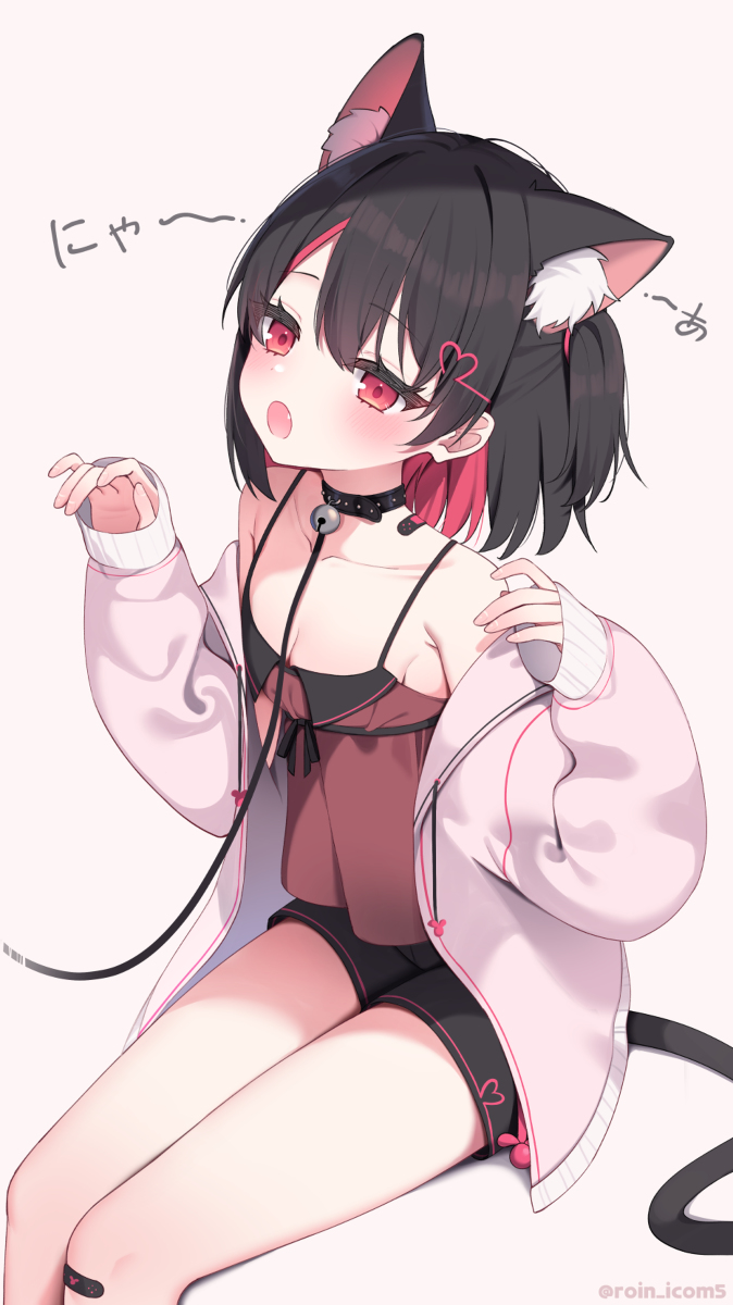 This is a pixiv picture whose title is にゃ.