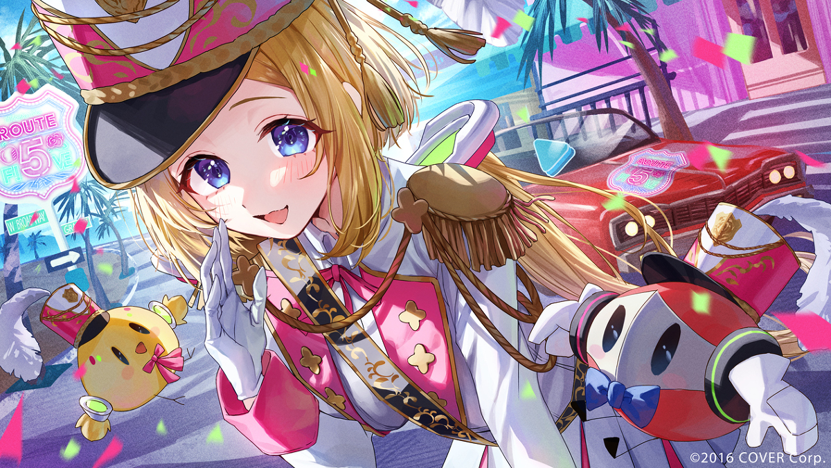This is a pixiv picture whose title is 【hololive】アキ・ローゼンタール.