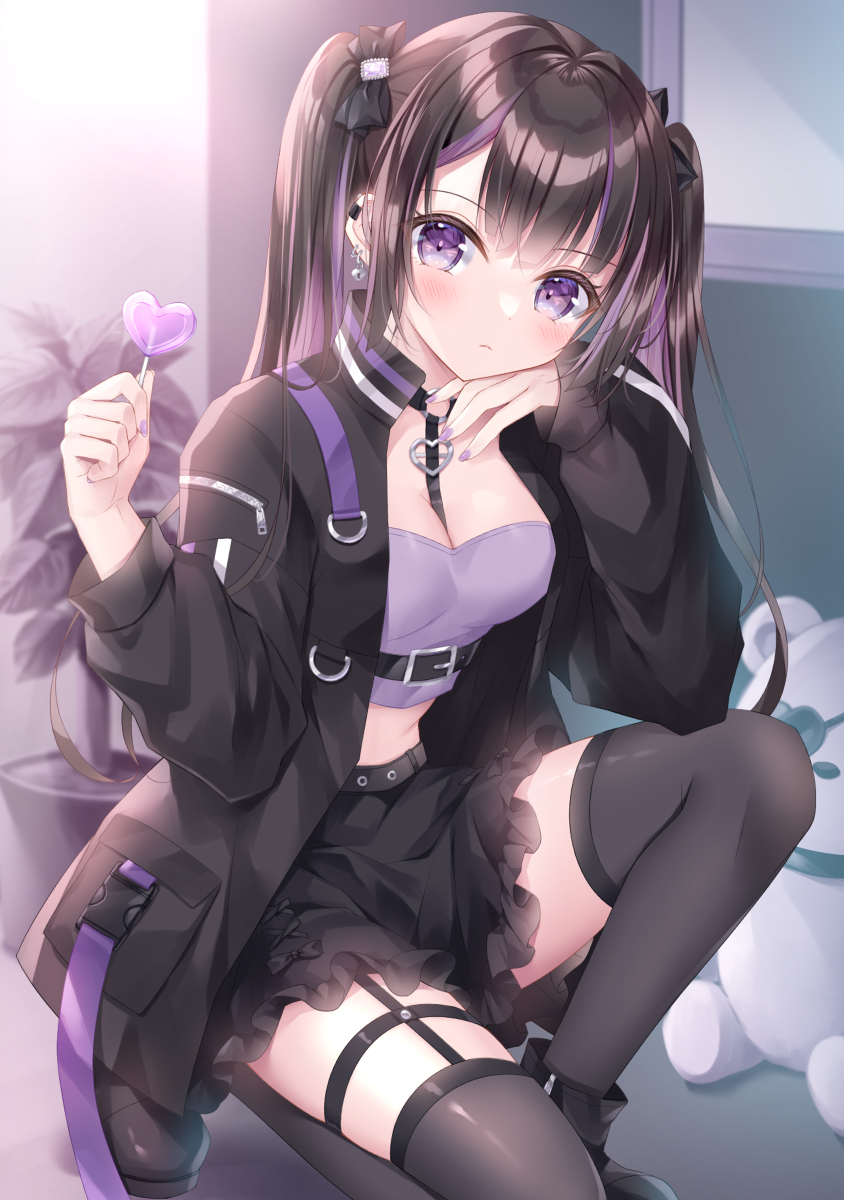 This is a pixiv picture whose title is 💜.