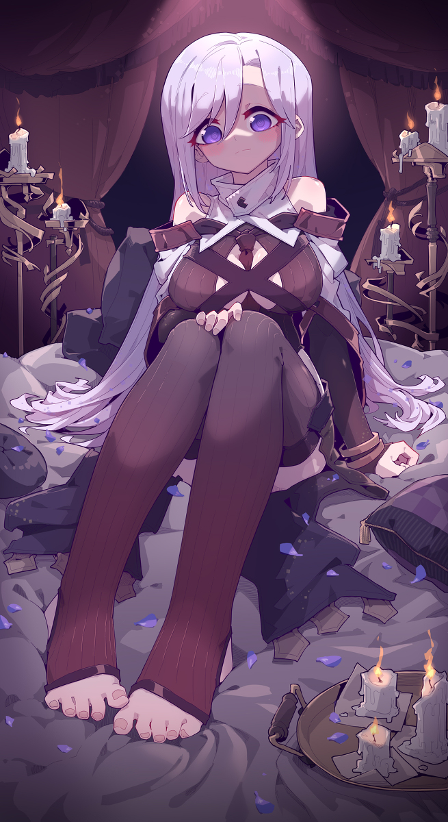 This is a pixiv picture whose title is Violet Night.