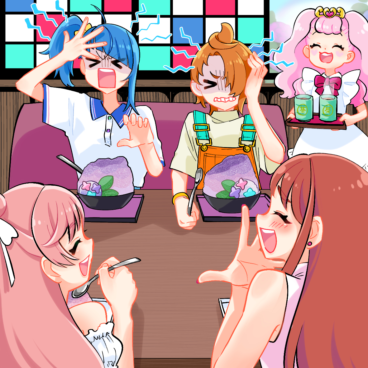 This is a pixiv picture whose title is キーン🍧⚡.