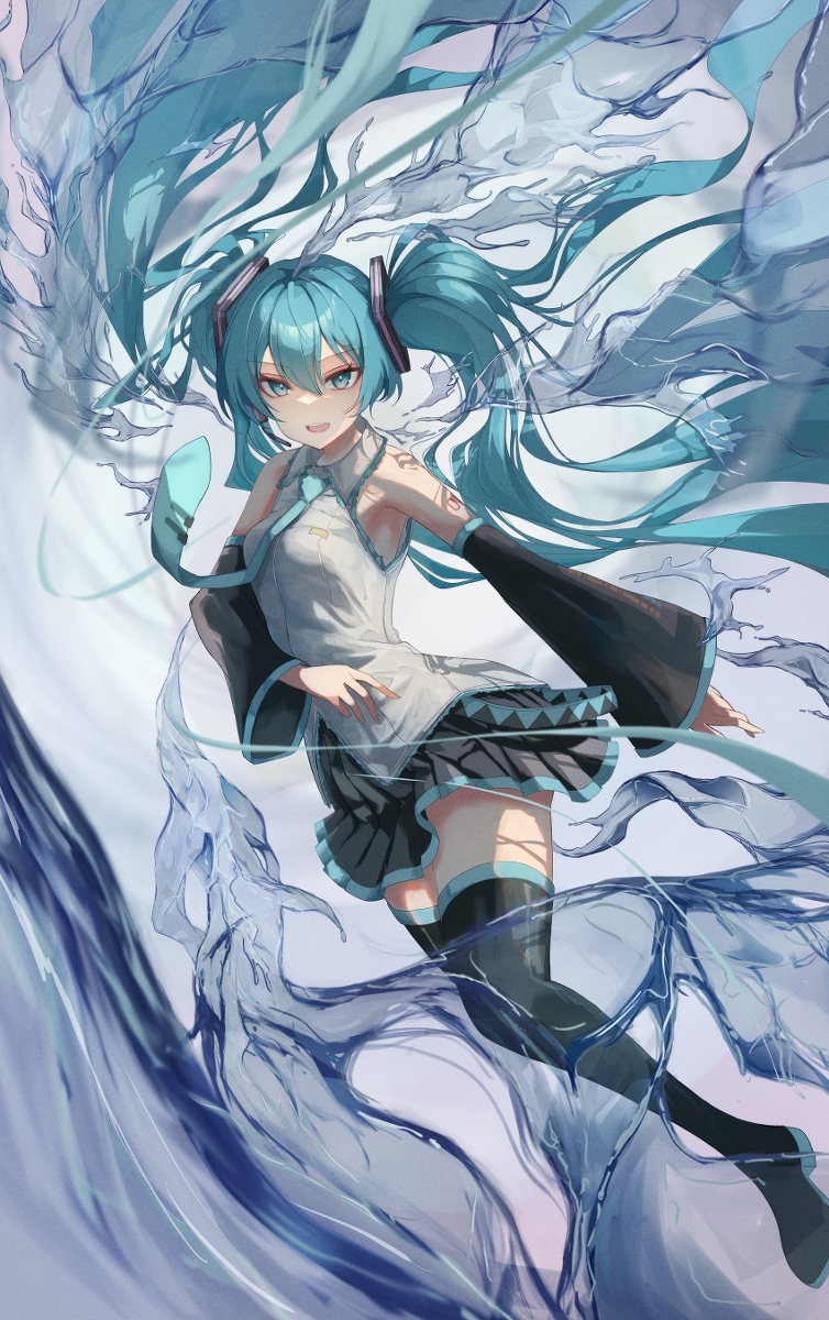 This is a pixiv picture whose title is 今までもこれからも初音ミクの時代なんだよ.