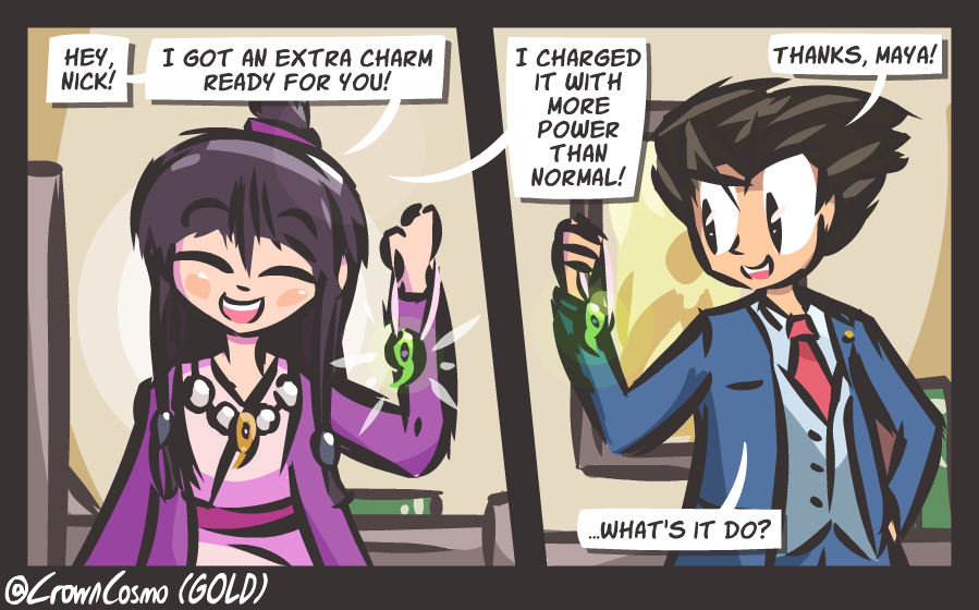 This is a pixiv picture whose title is Phoenix Reborn (Ace Attorney TG).